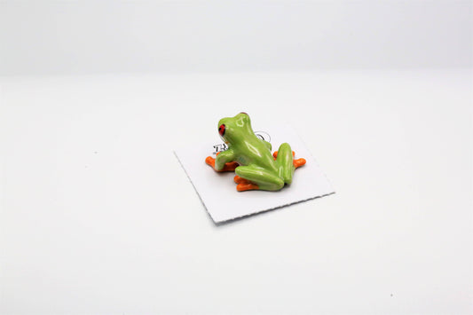 Clinger Red-Eyed Frog Decorative Porcelain Figurine
