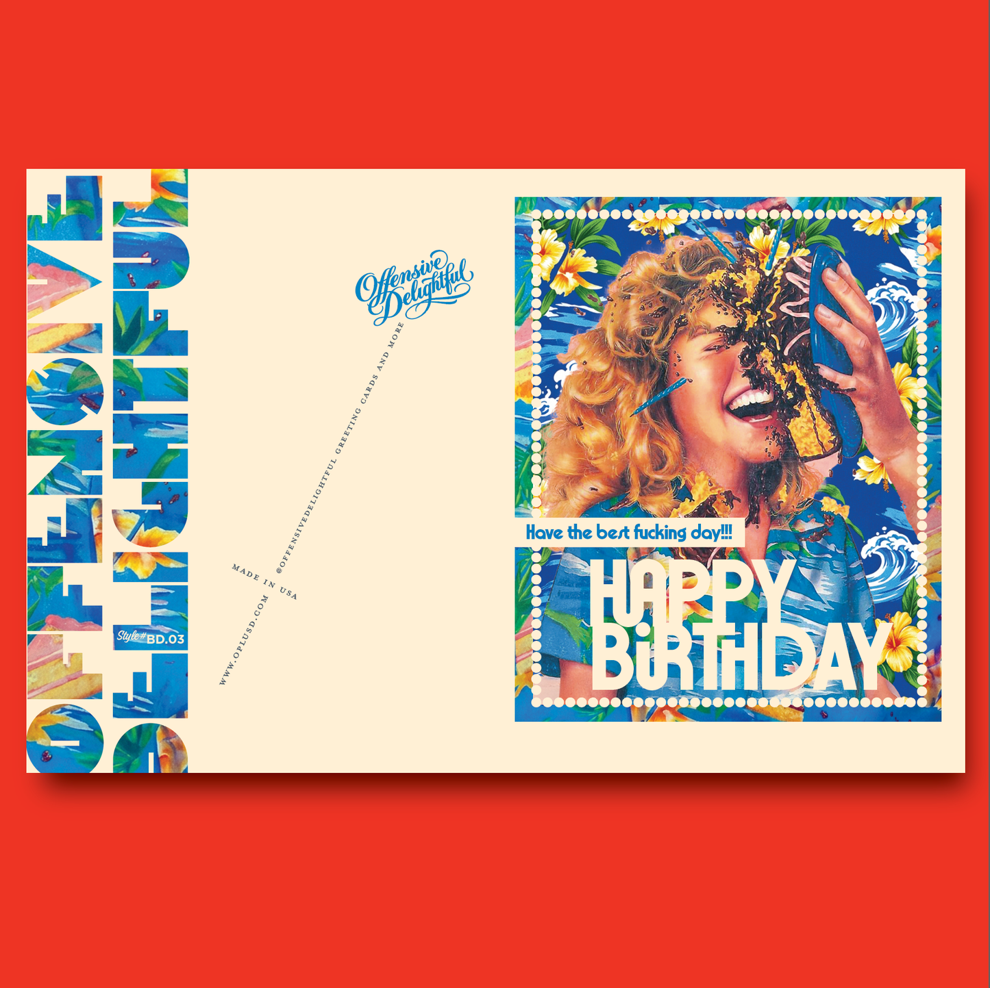 CAKE FACE! birthday card
