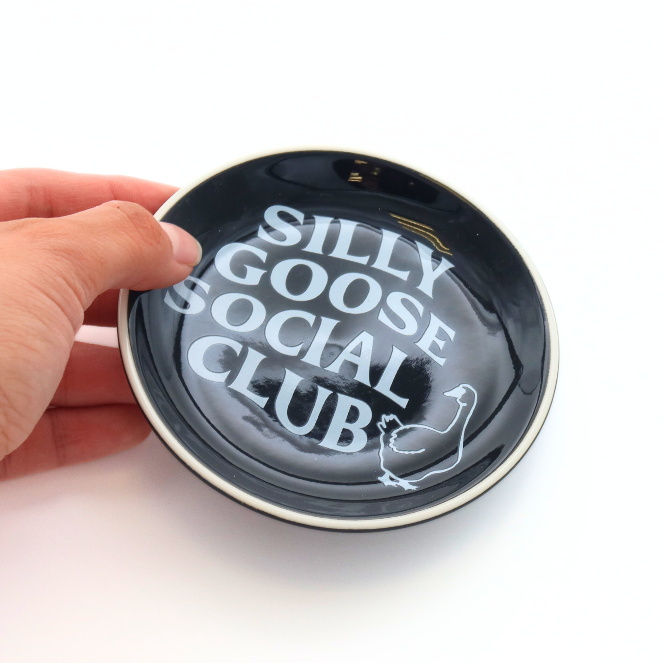 Silly Goose Social Club - Round Trinket Tray