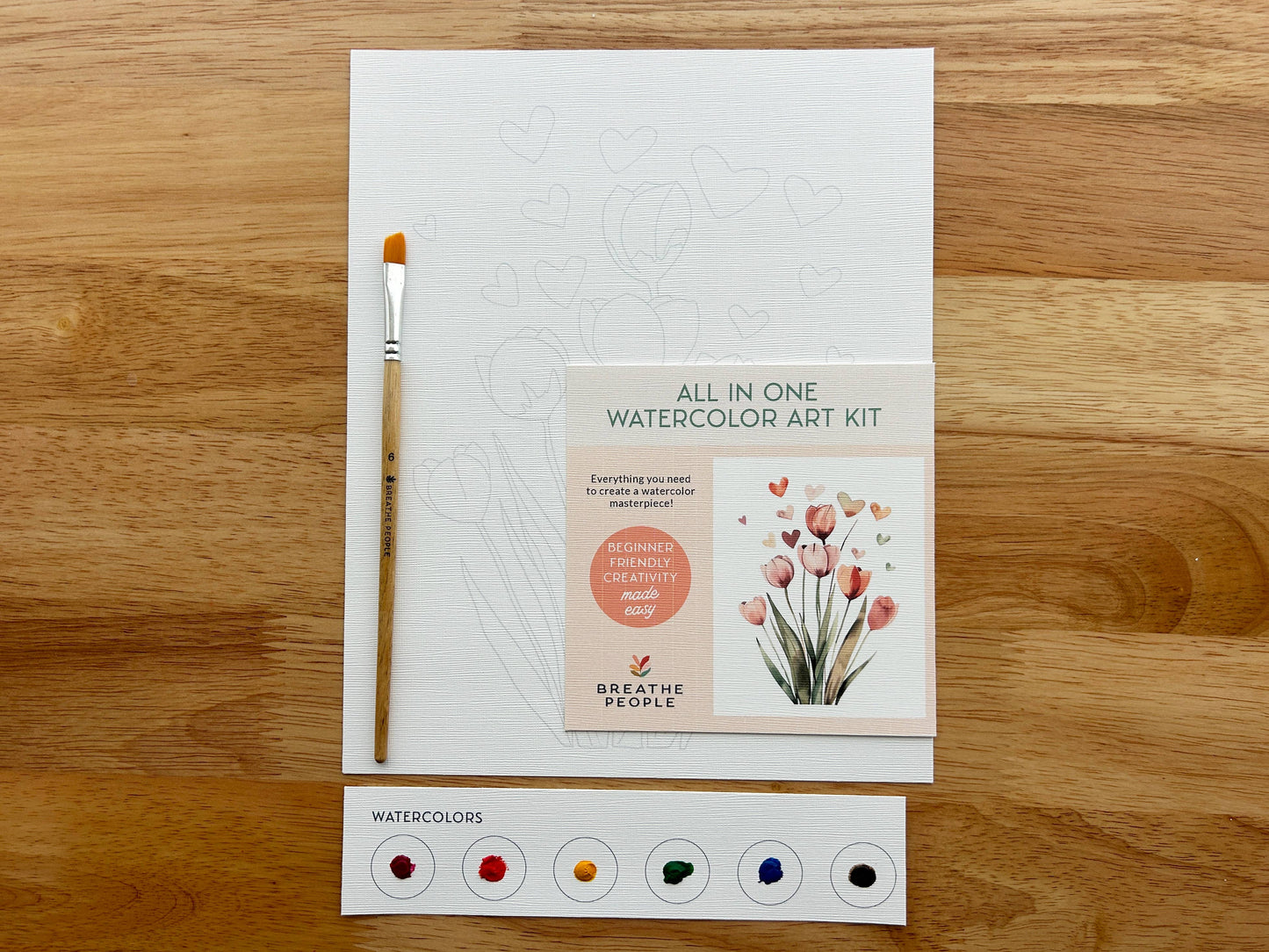 Mother's Day All-In-One Watercolor Kit for Two