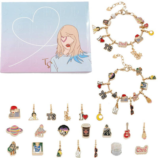 Taylor Swift TS blind bracele box bead bracelet set