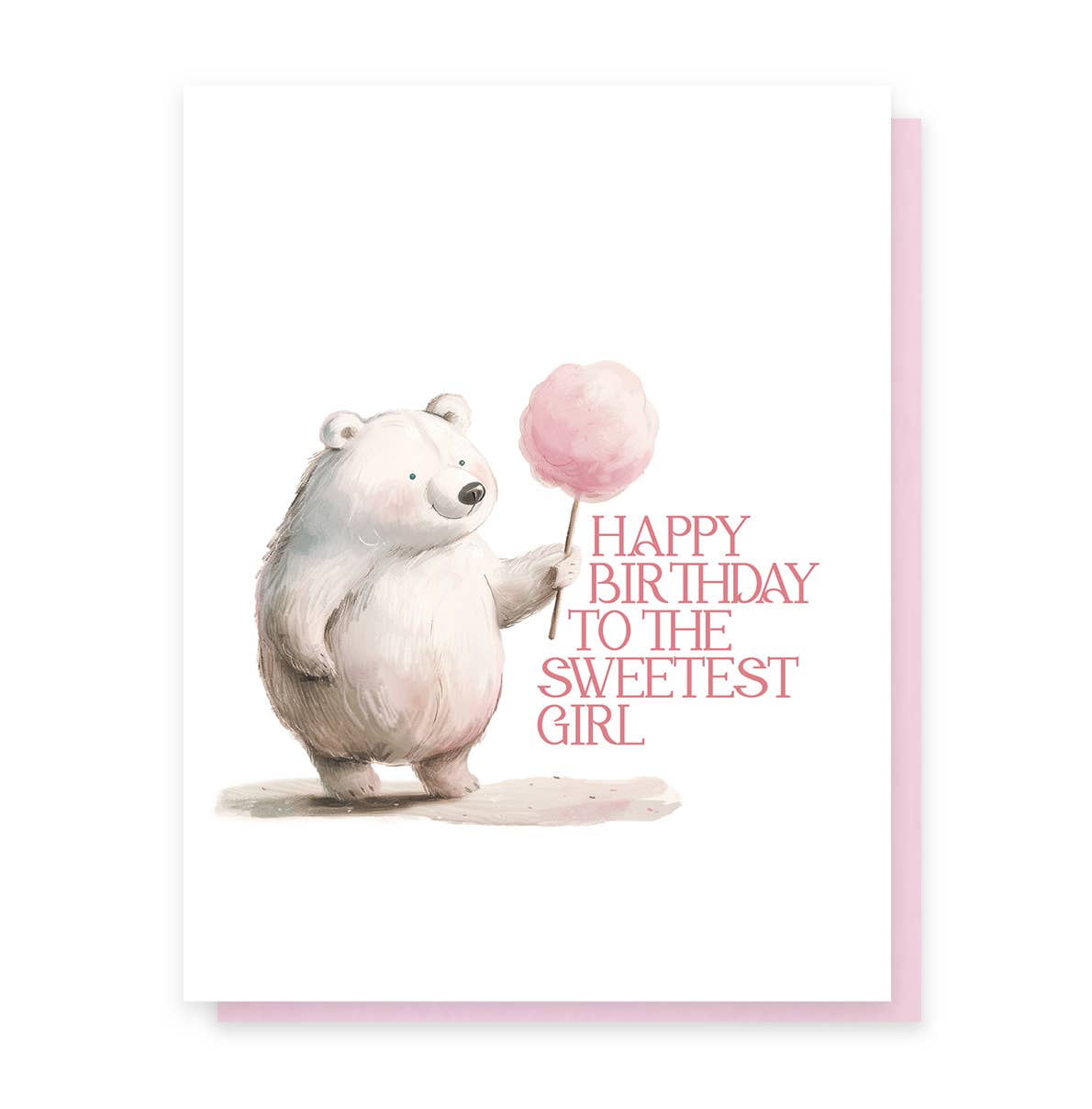 The Sweetest Girl, Cute Birthday Greeting Card