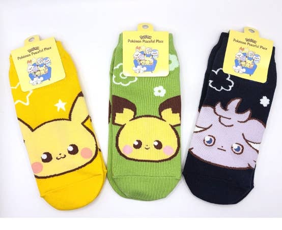 Pokemon Peaceful Place Character Socks