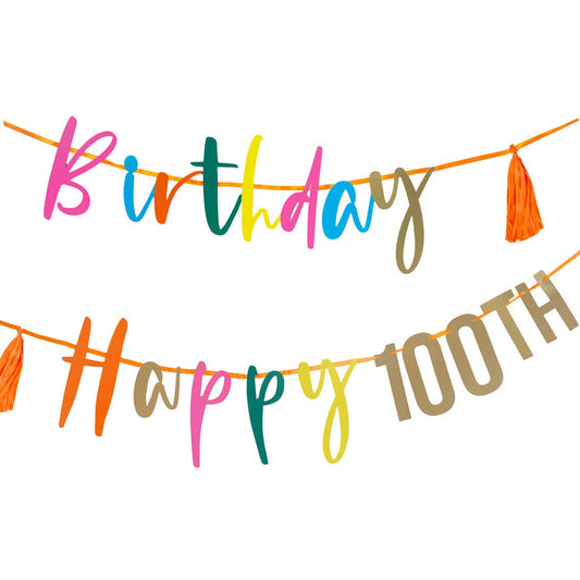 Customizable Number Birthday Garland | Birthday Party |