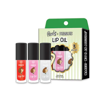 Peanuts Lip Oil - 3 Piece Set - Front & Company: Gift Store