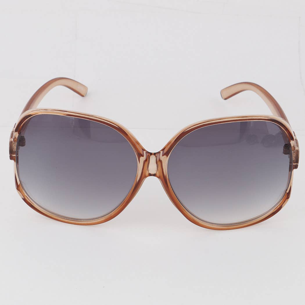 Dark Shadow Round Sunglasses