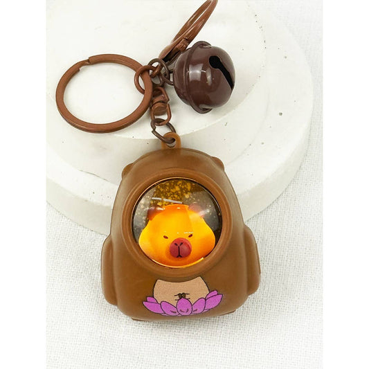 Light Up Capybaras Keychain with Sound