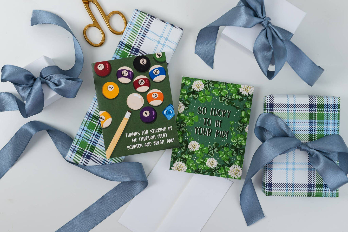 Thanks For Sticking By Me Through Every Scratch And Break, Dad! - Greeting Card