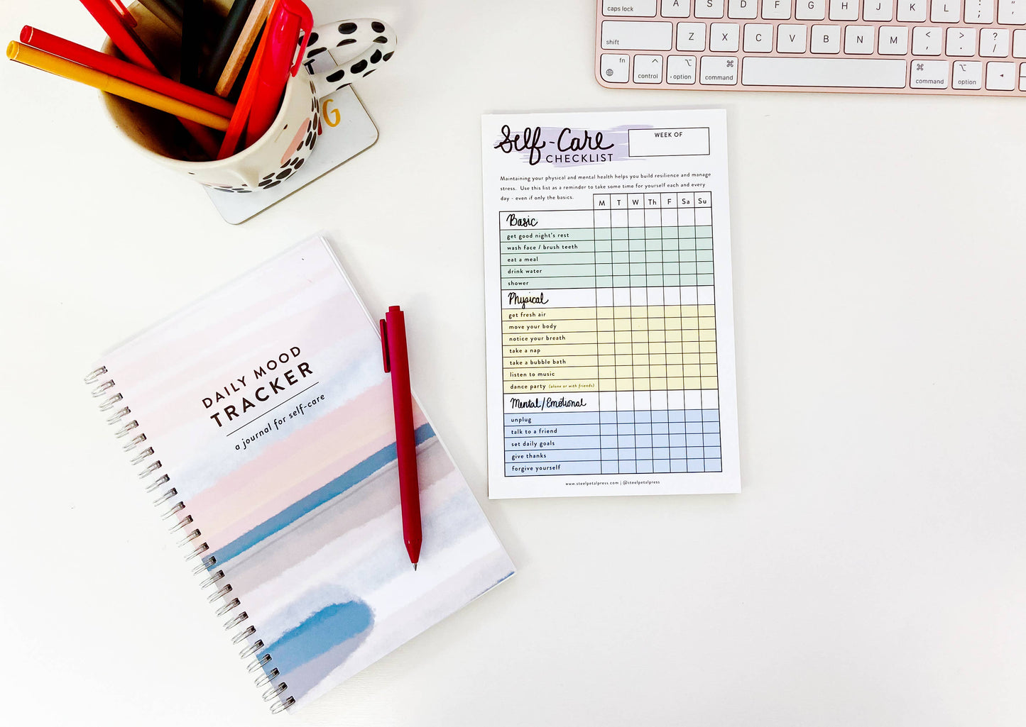 Notepad - Self Care Checklist