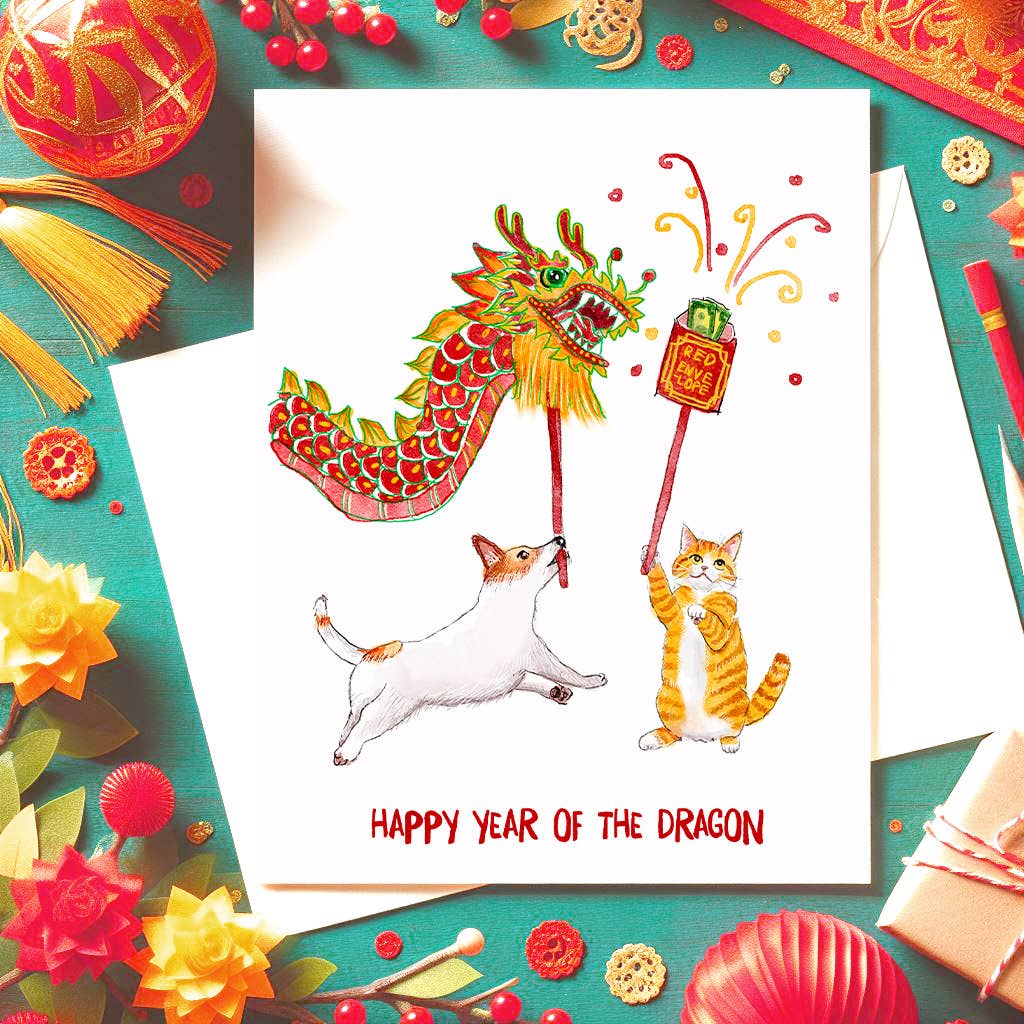 SALE - Year Of The Dragon - 2024 Lunar New Year Card