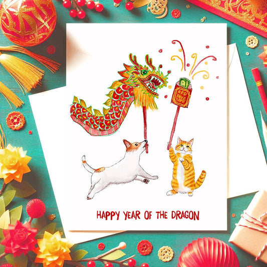 SALE - Year Of The Dragon - 2024 Lunar New Year Card