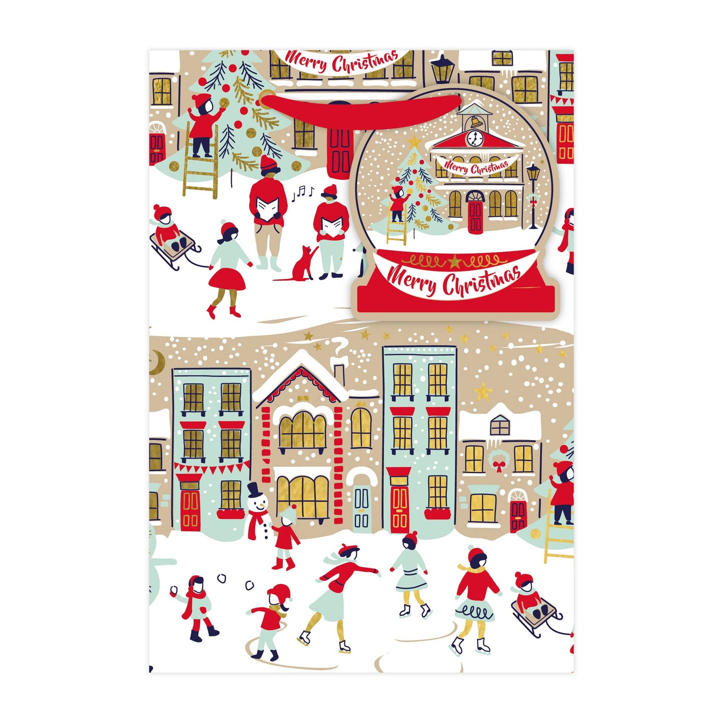 Christmas Town Small Gift Bag