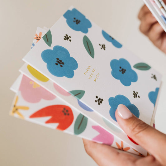 Thank You Blue Florals