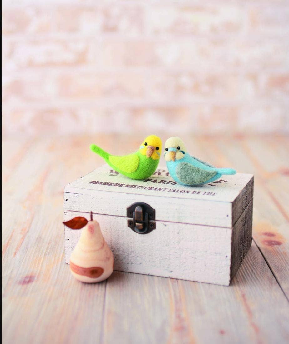 DIY Budgerigar Parakeet Needle Felting Kit