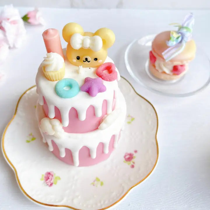 Two-Tier Bear Candle