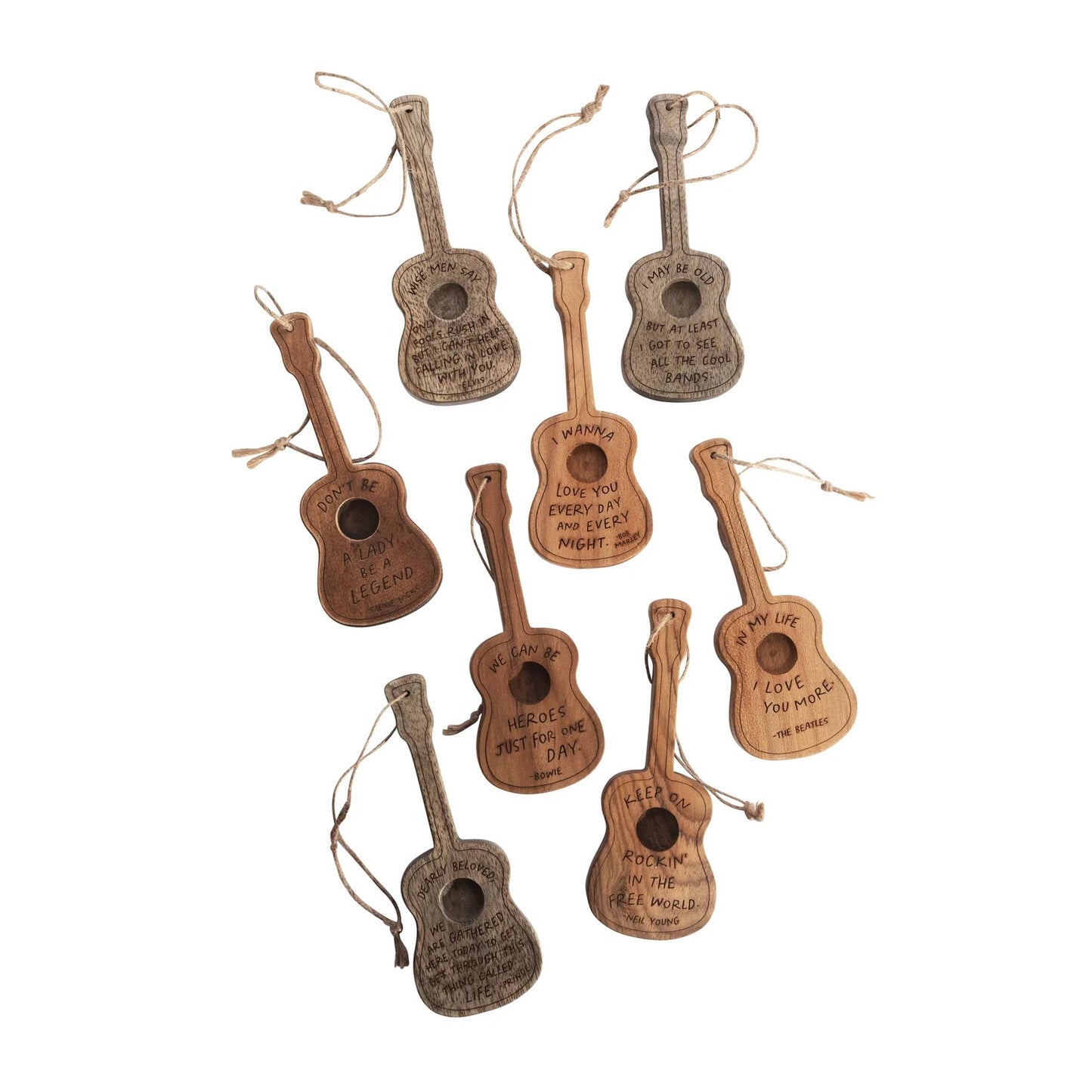1st Edition Wooden Guitars (Assorted Set of 24)