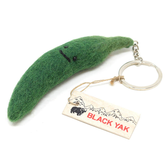 Felt Keychain - Chilli Felt Bag Charm