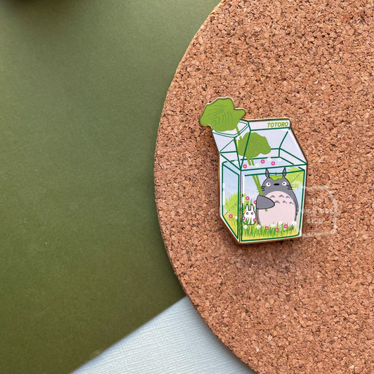 Totoro Juice Box Cute Enamel Pin