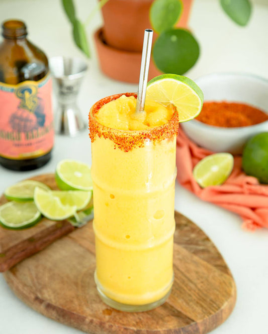 Mango Habanero Syrup 12oz - cocktail / mocktail drink mixer