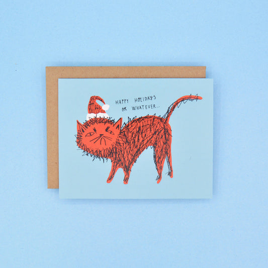 Snitty Kitty Christmas Card