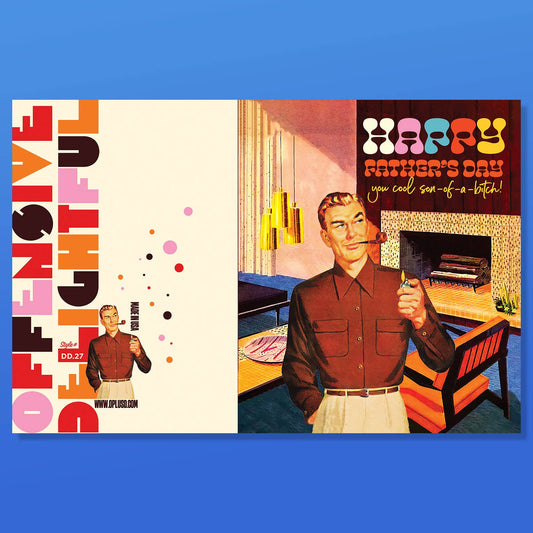 MIDCENTURY DAD father's day card