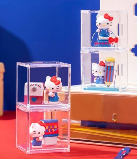 Hello Kitty Mini Stationery Shop Series Figures (with Case)