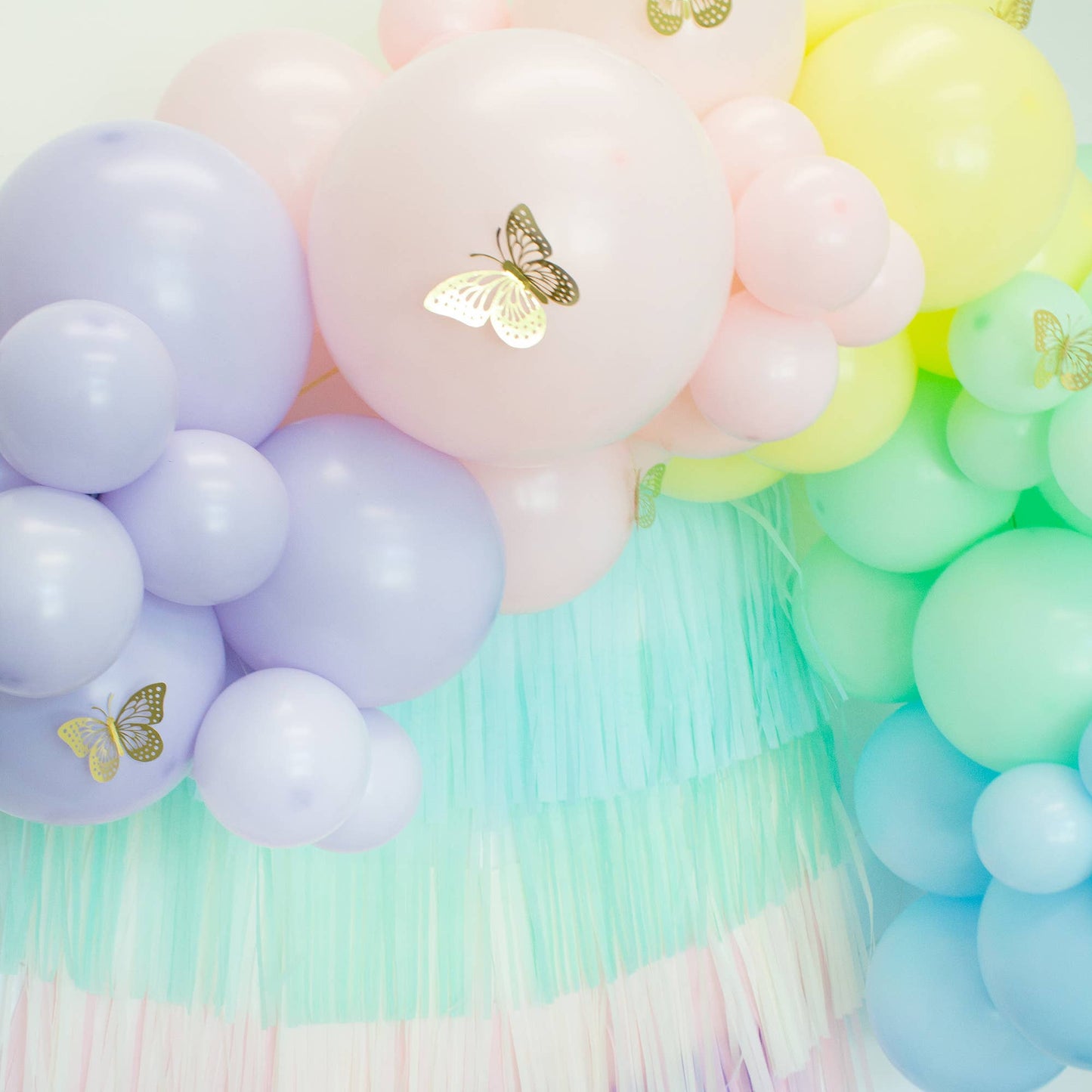 Premium Pastel Rainbow Balloon Arch Kit - Balloon Garland