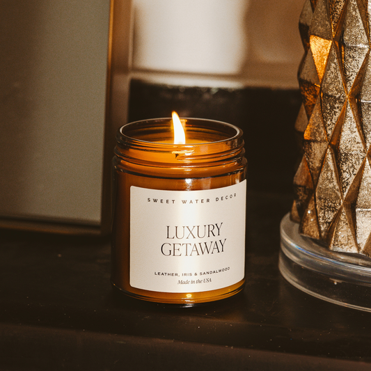 Luxury Getaway 9 oz Soy Candle - Home Decor & Gifts
