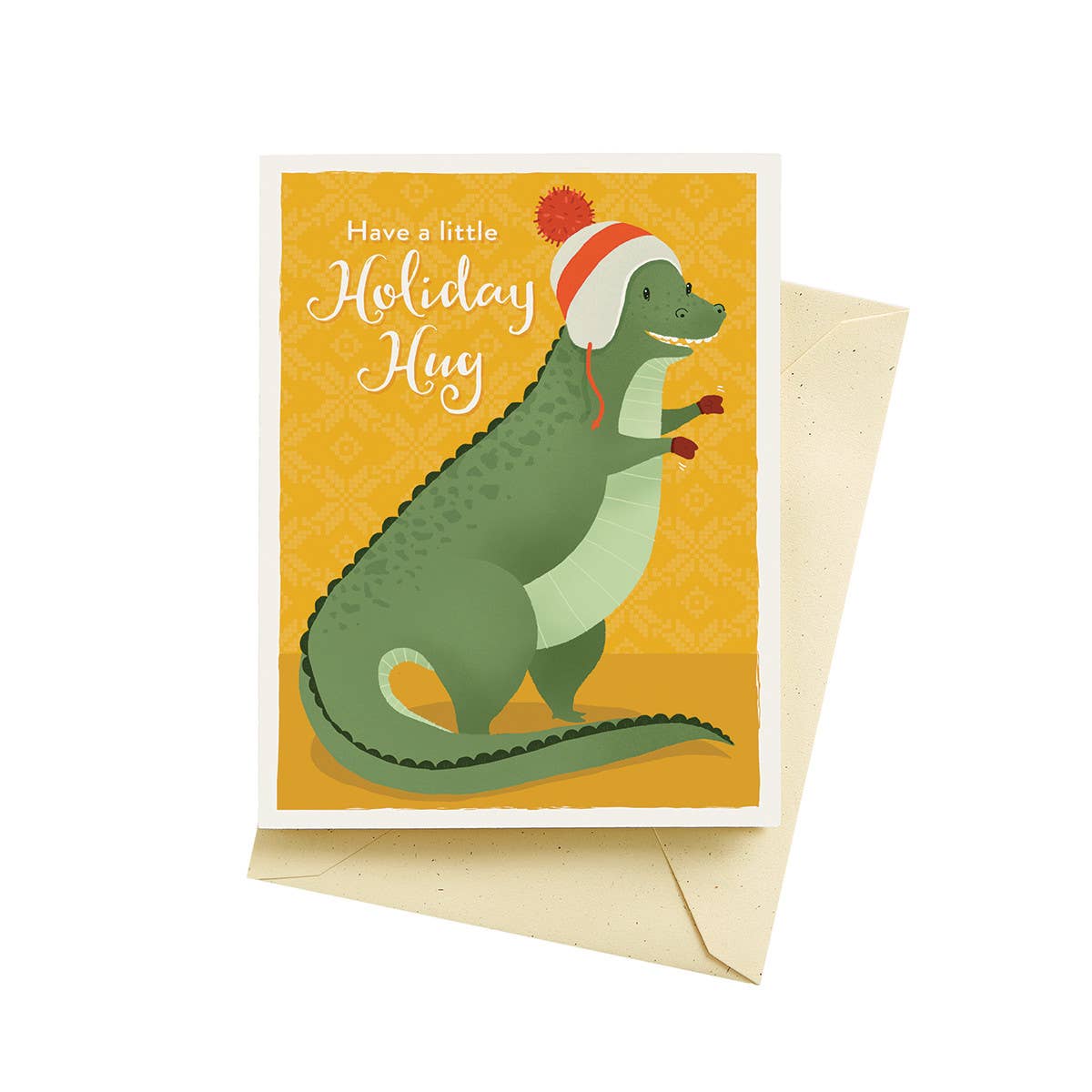 Dino Hug Holiday Cards
