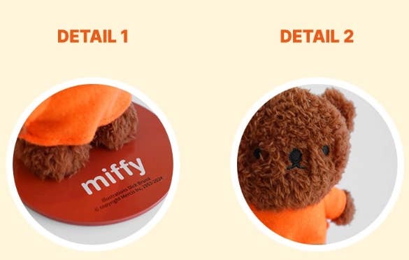 Detachable Magnetic Miffy Stand Figure Deco Plush