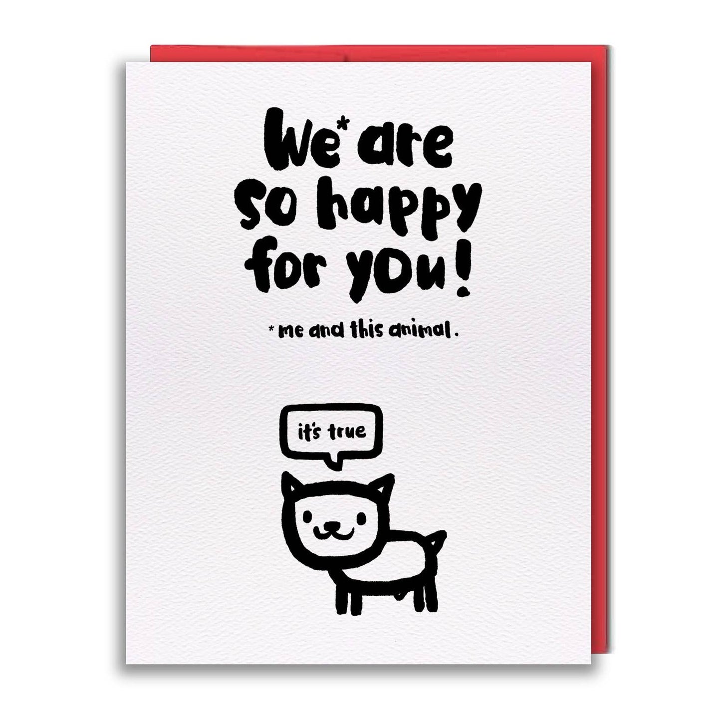Greeting Card - Pen15 - Happy For You