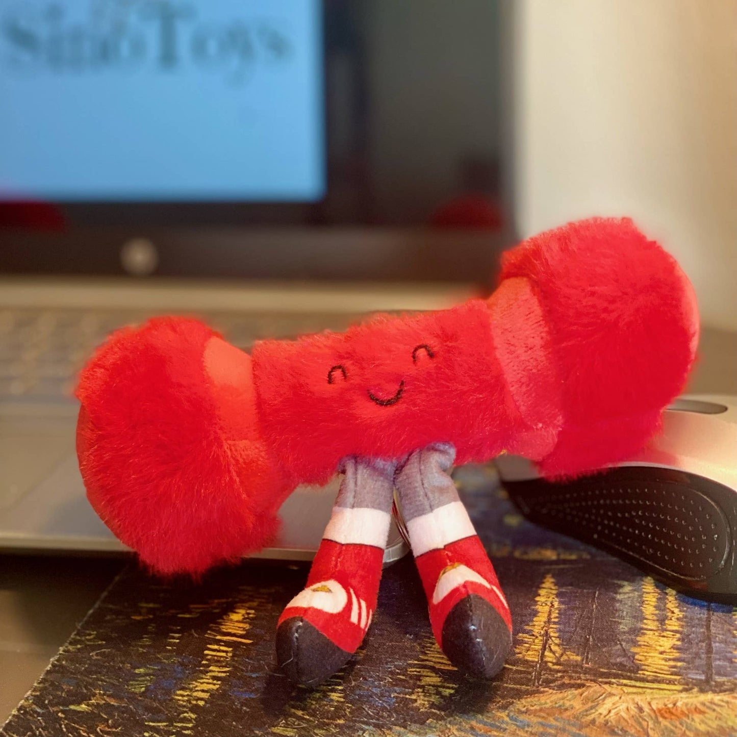 5" Sports Plush Keychain -basketball, baseball, tennis ball