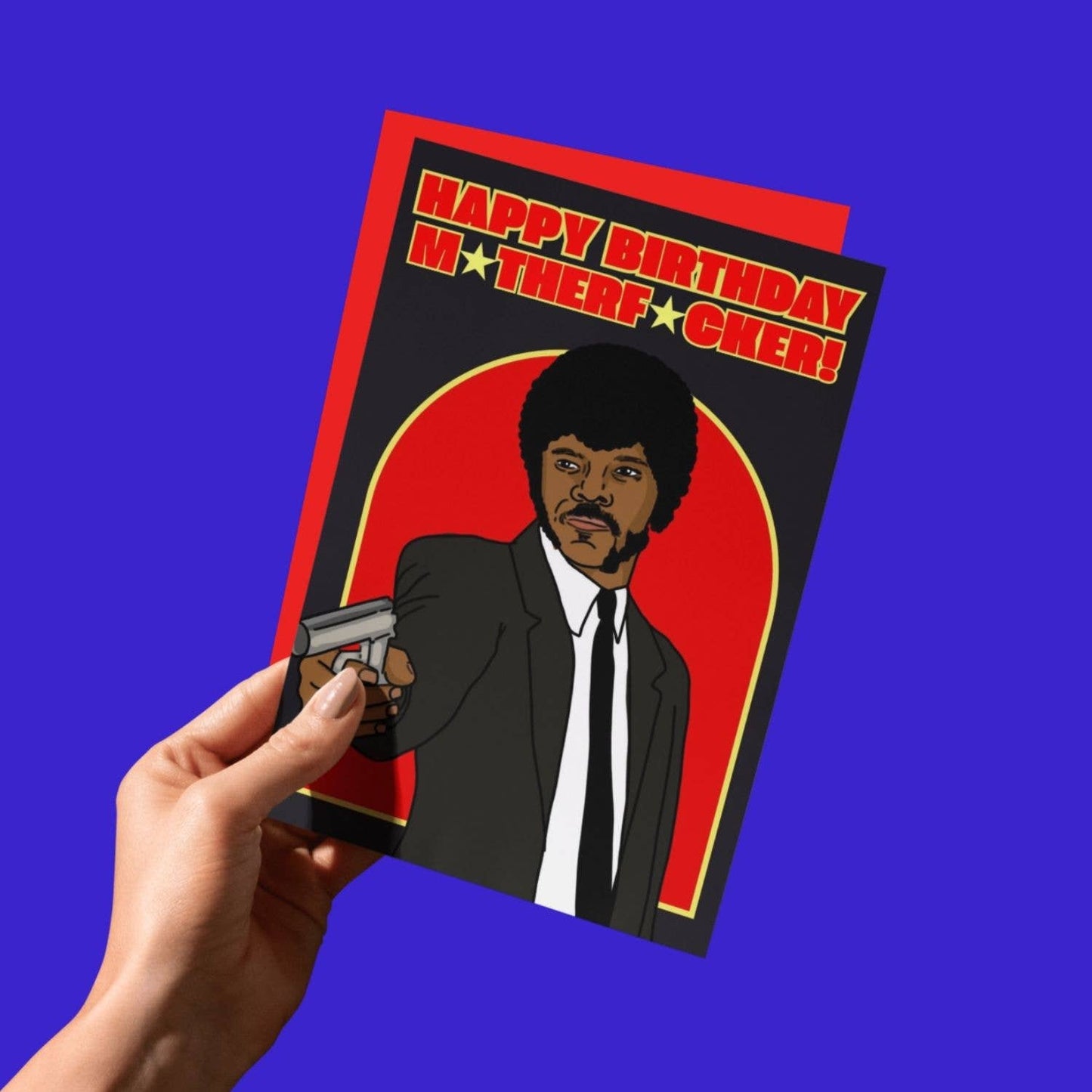 Happy Birthday M*therf*cker! Funny Movie Greeting Card