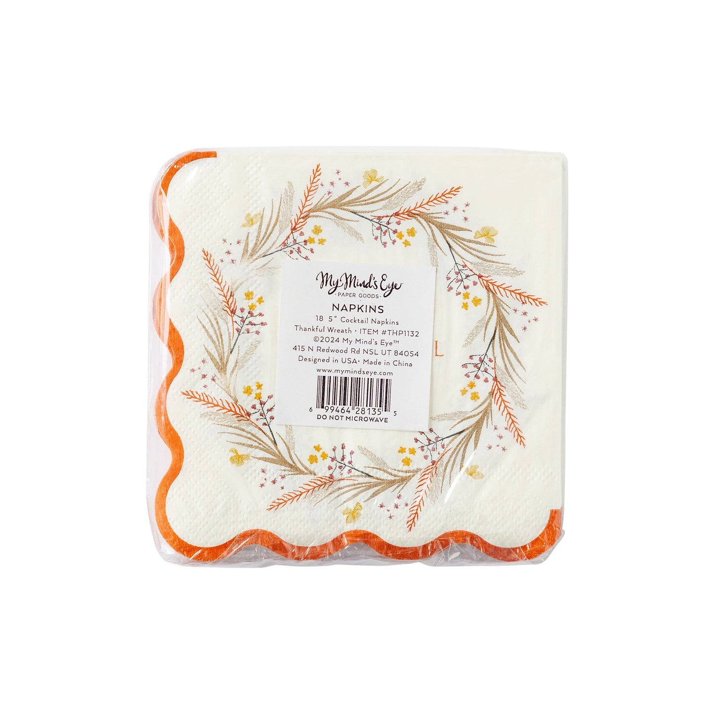 THP1132 - Thankful Wreath Napkin