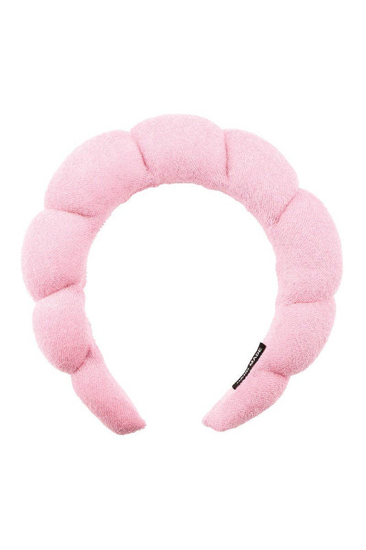 Pink Spa Headband & Wristband Set