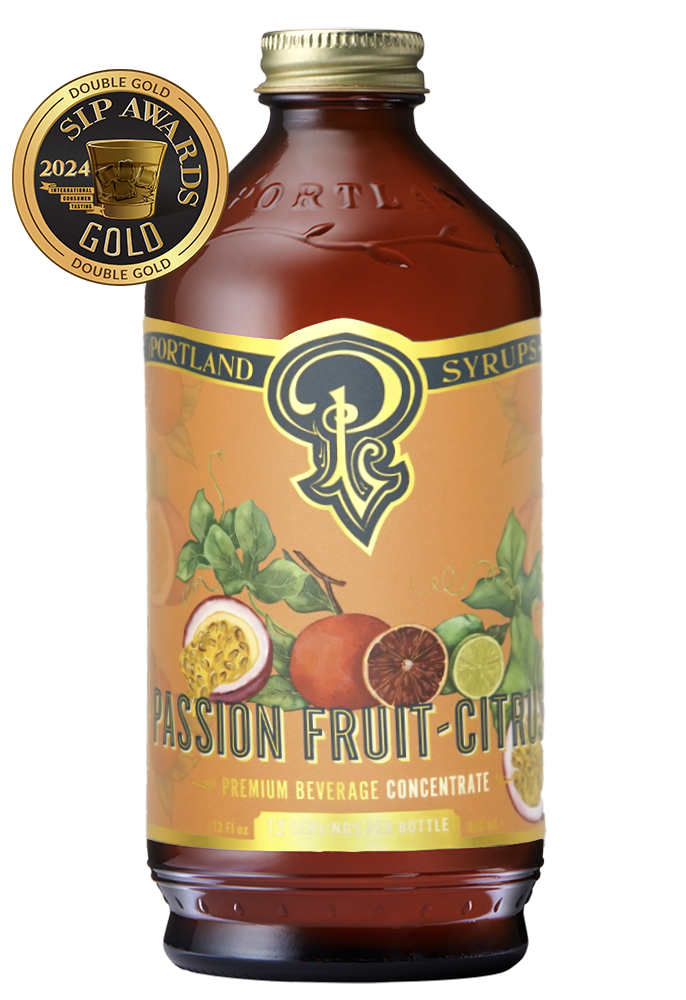 Passion Fruit Citrus Syrup 12oz - cocktail / mocktail mixer