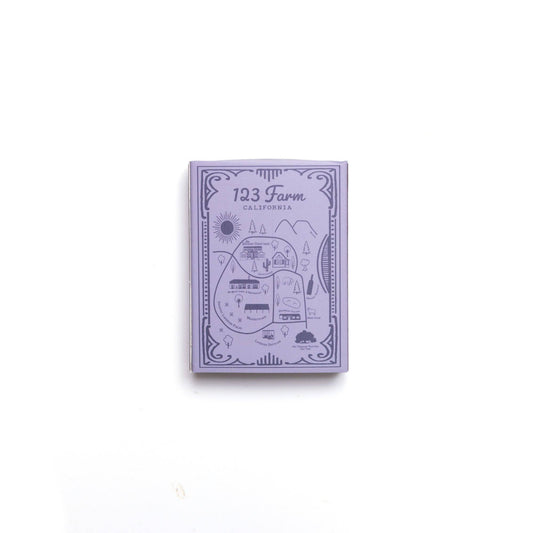 Lavender Matches Boxed Set, 40 Safety Matches