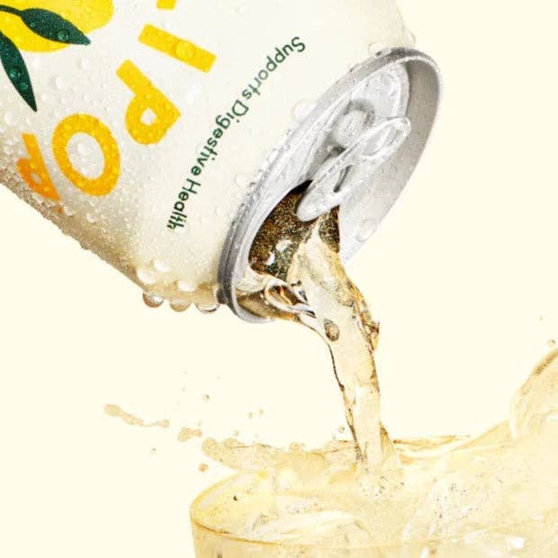 Olipop Ginger Lemon Sparkling Tonic 355 ml