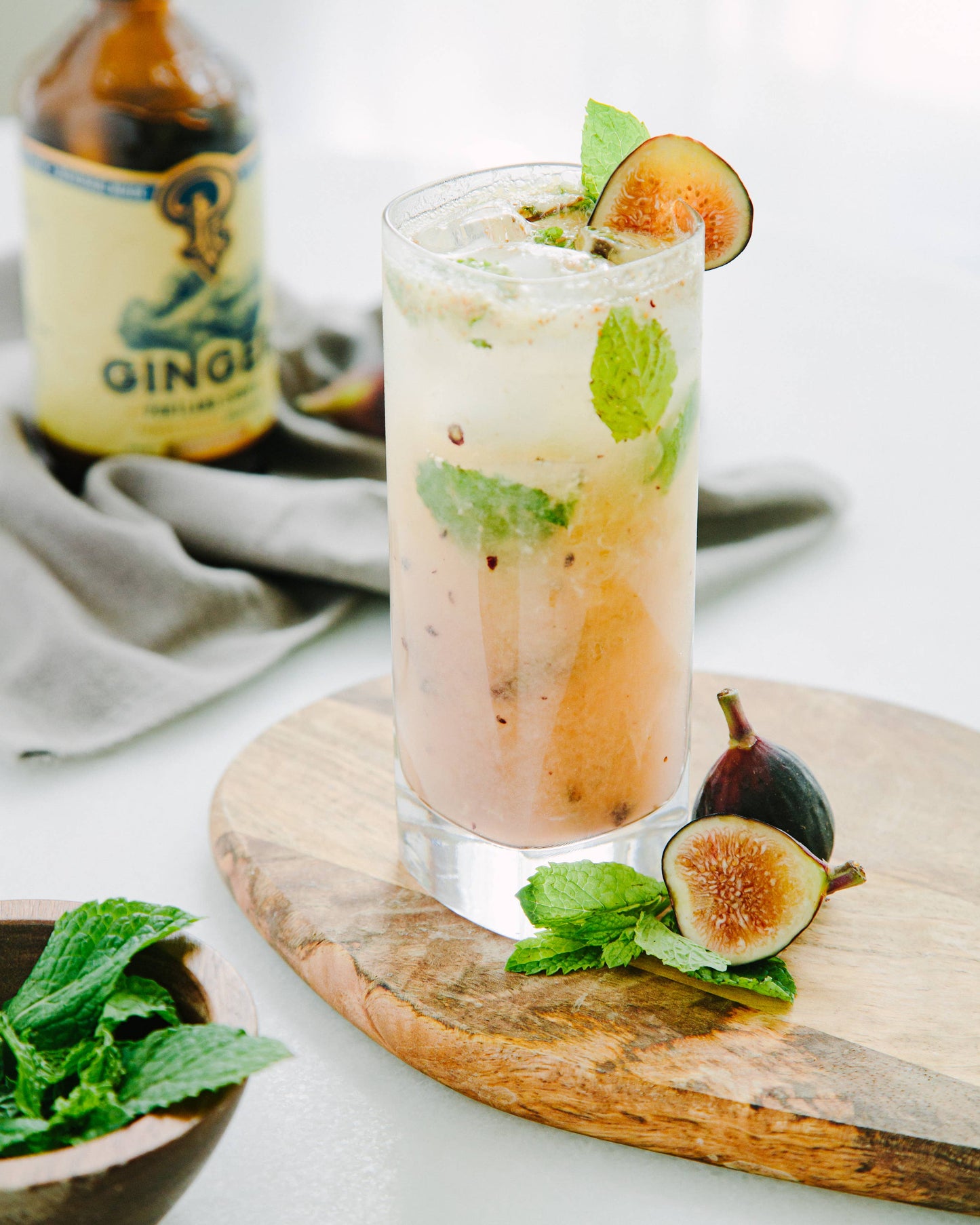 Ginger Syrup 12oz - cocktail / mocktail beverage mixer