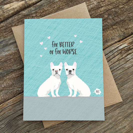 Better Or For Worse Wedding Card