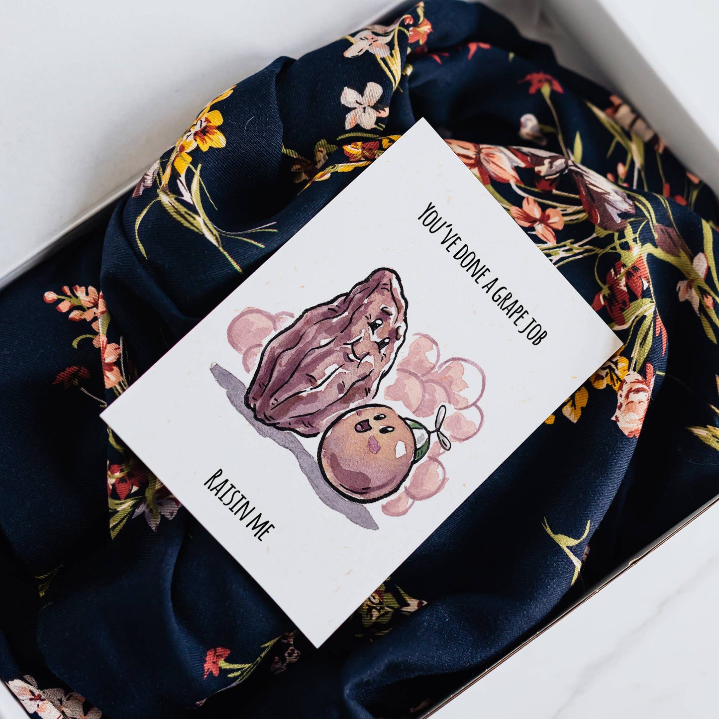 "Done a Grape Job" - Funny Mothers Day Mom Card, Wine Lover