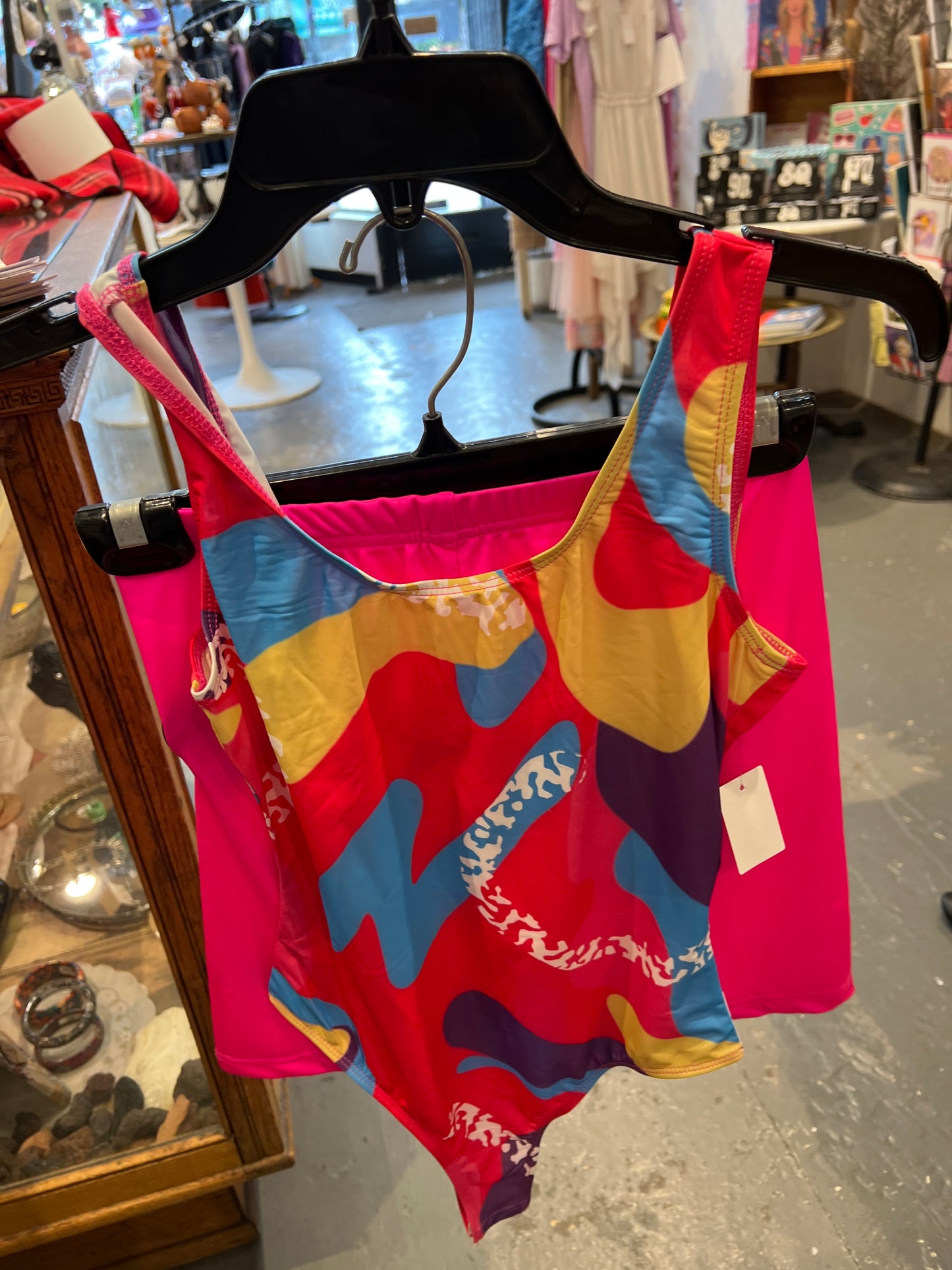 80’s aerobic set with tank top