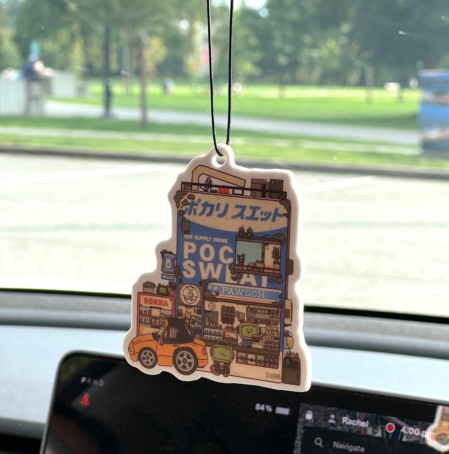 Pocari Pawson Car Air Freshener (Ice Spring)