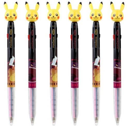 Pokemon Mascot 3-Color Ballpoint Pen Pikachu