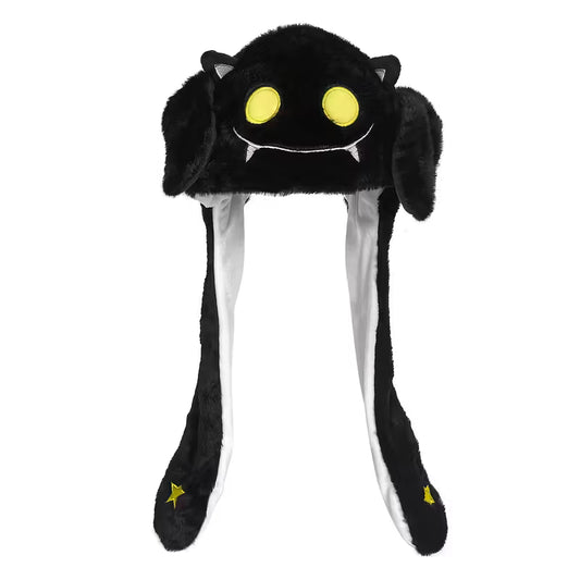 Black Devil hat with moving Ears