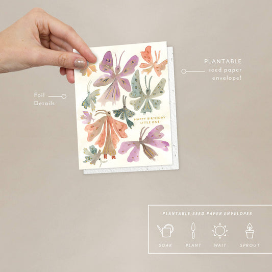 Butterflies - Birthday Card