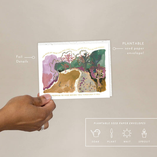 Beside You - Sympathy Card