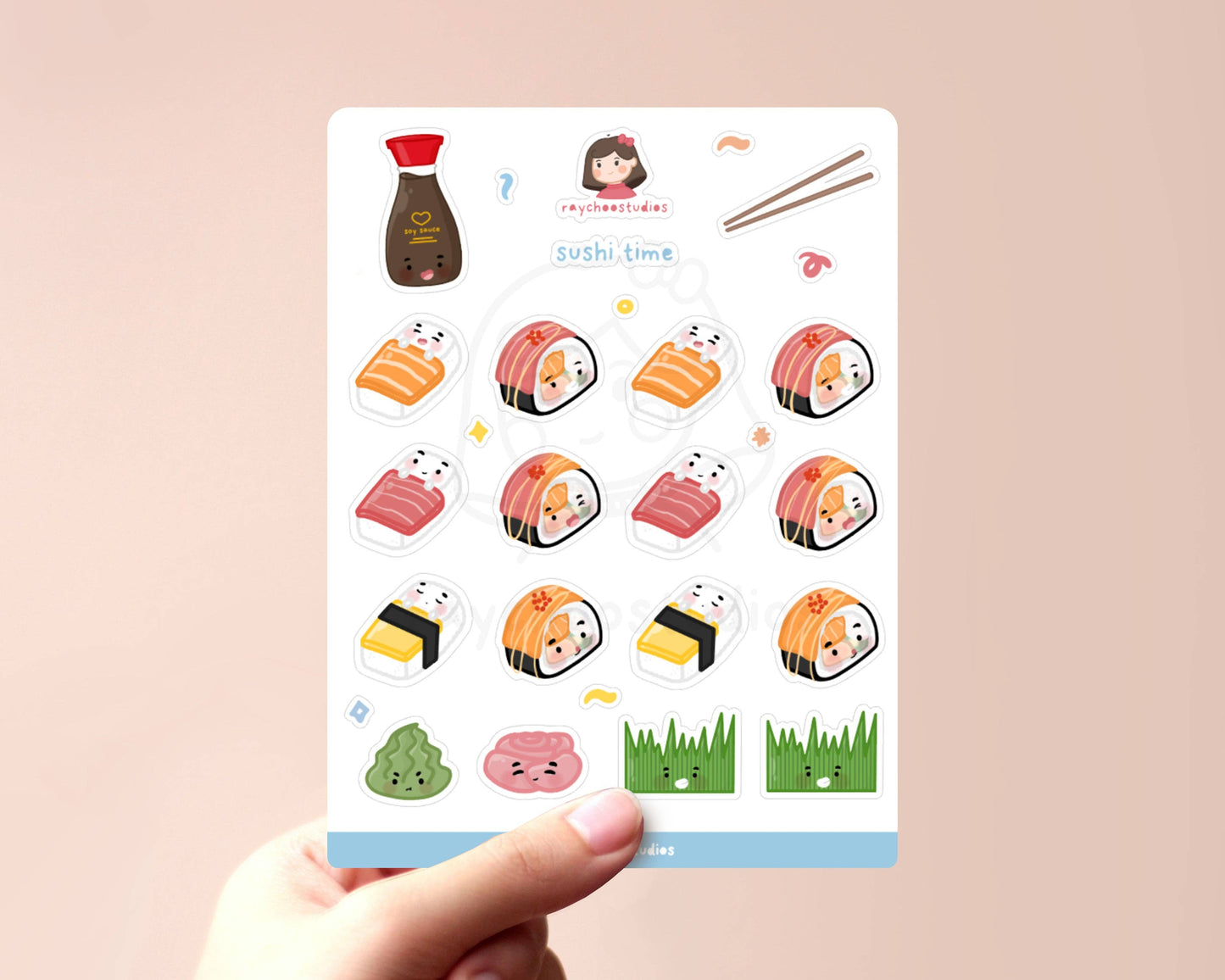Sushi Sticker Sheet - Small Icons