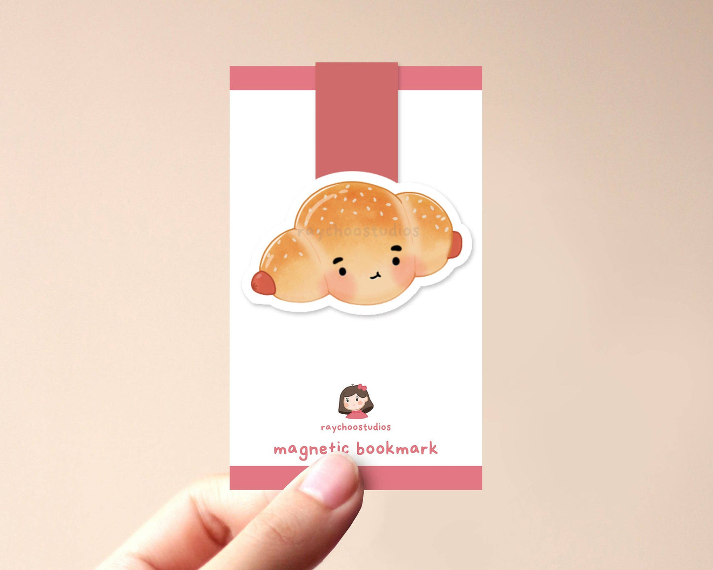Sausage Bun Magnetic Bookmark