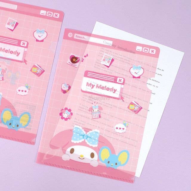 Sanrio Translucent A4 file folder